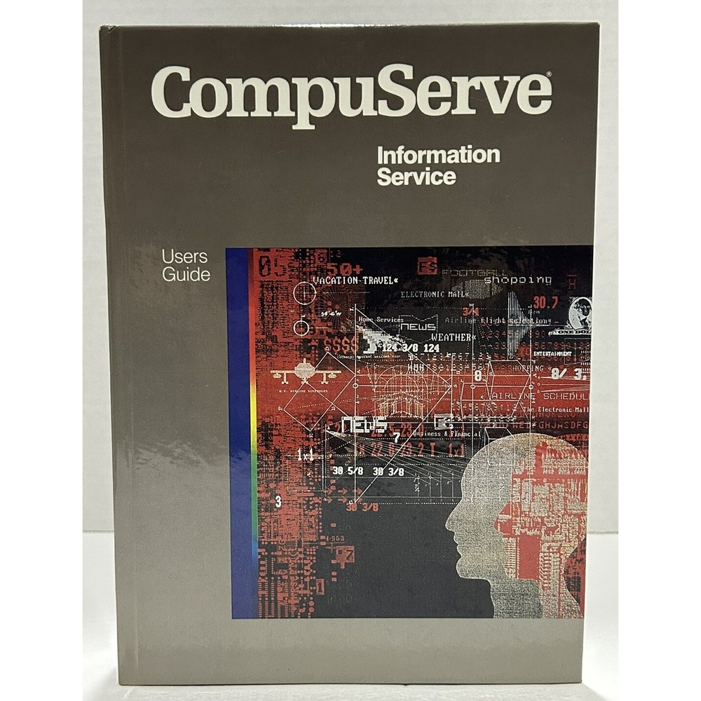 CompuServe Information Service User's Guide‎ Hard Cover 1985 Vintage RARE